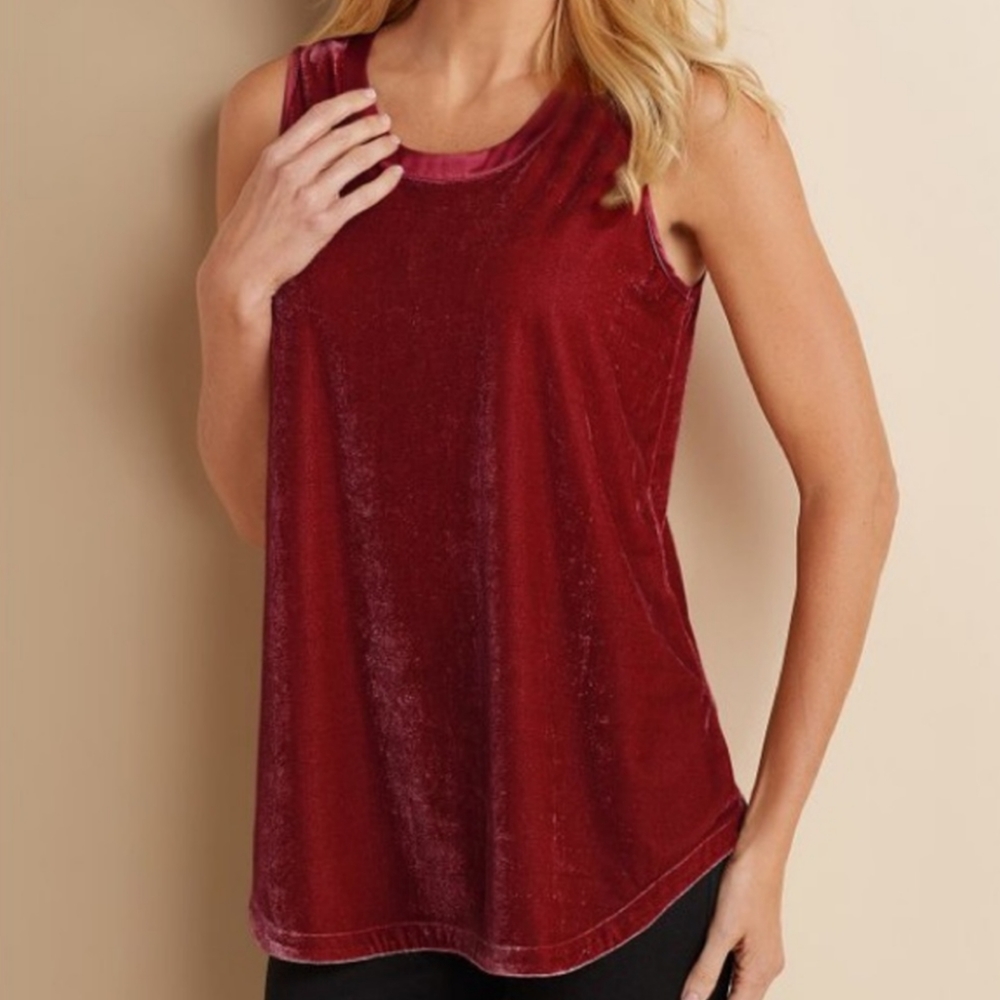 Soft Surroundings Velvet Tank